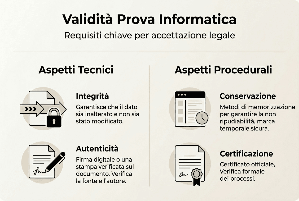 Infografica: tutto quello che c’è da sapere su validità e requisiti della prova di informatica
